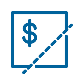 Actiw icon - cutting costs